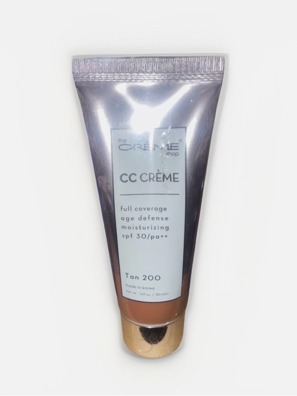 The Crème Shop CC Crème Full Coverage SPF 30 - Tan 200